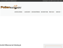 Tablet Screenshot of folienking.de